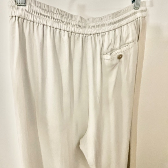 ATM Collection Tuxedo Drawstring Grey White Pants SZ M - Picture 4 of 5